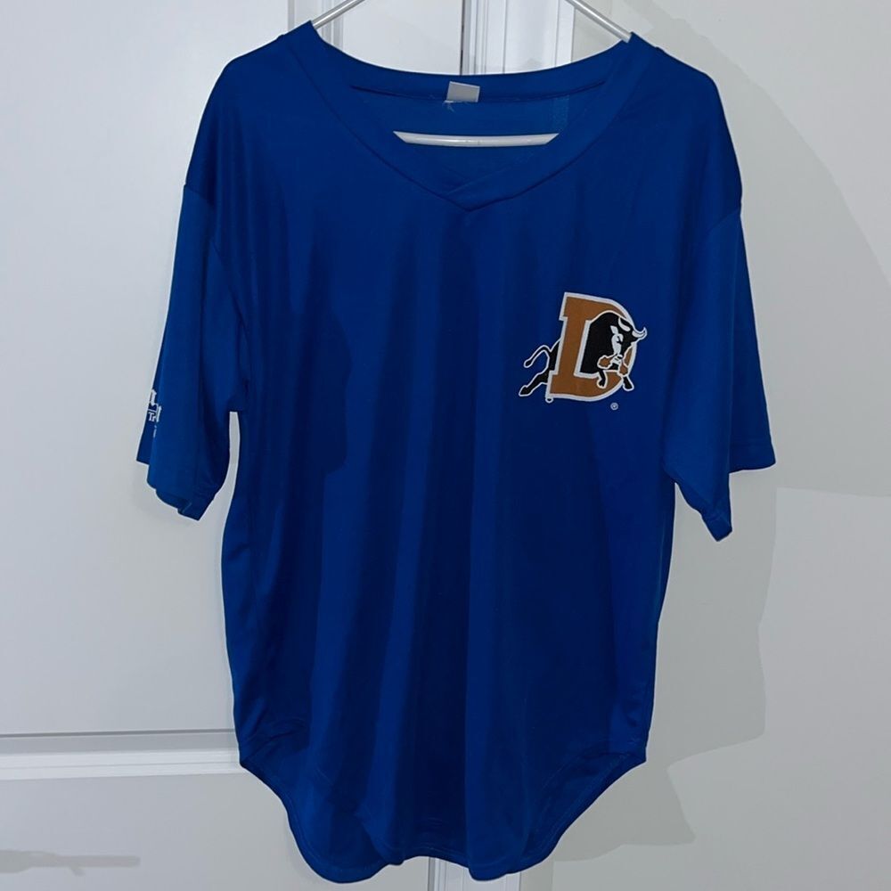 nEW Bull Durham Bulls SGA Jersey T shirt Herald Sun Delmon Young #29 XL/L OSFA